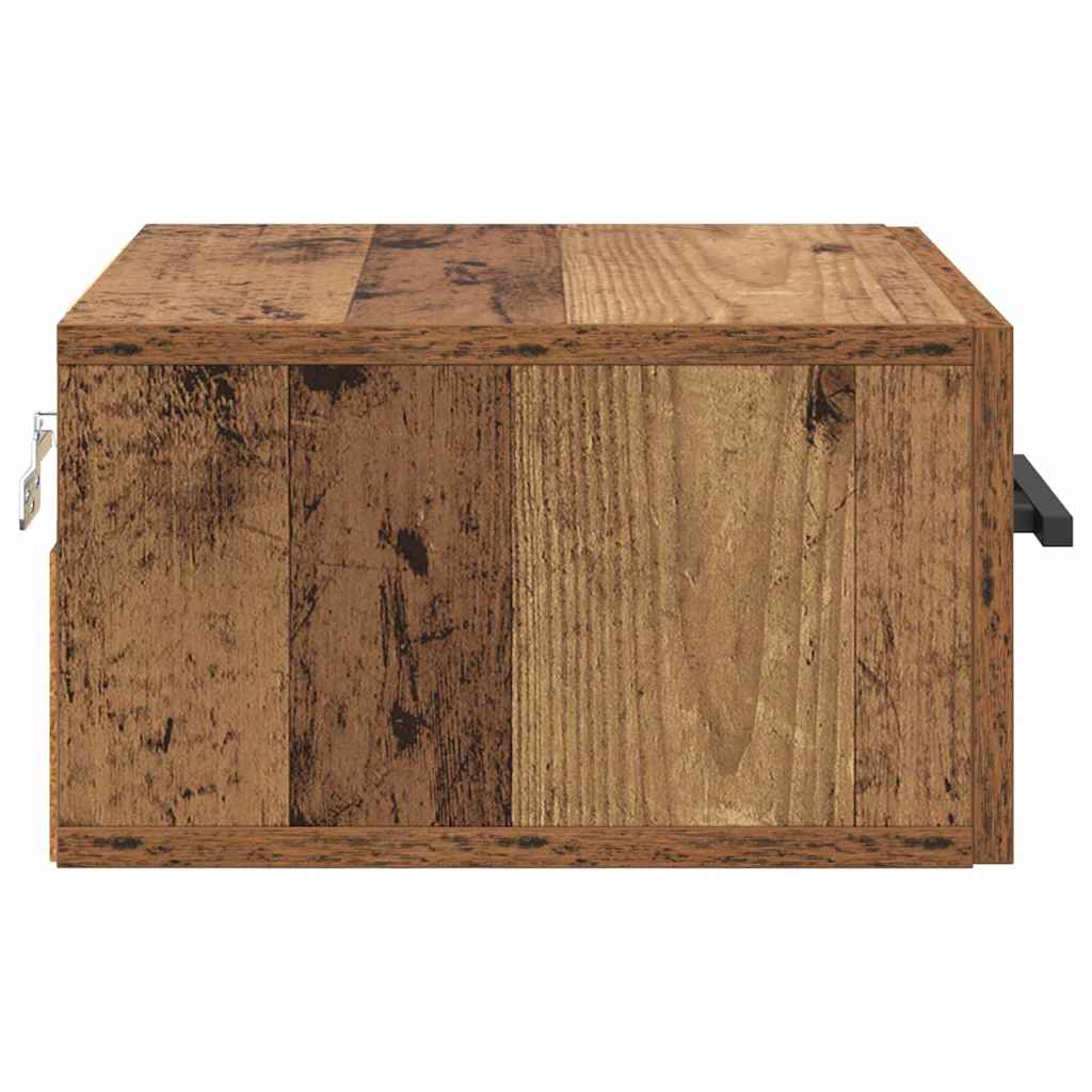 Dulap de noapte Lemn vechi 35 x 35 x 20 cm Lemn compozit GartenMobel Dekor