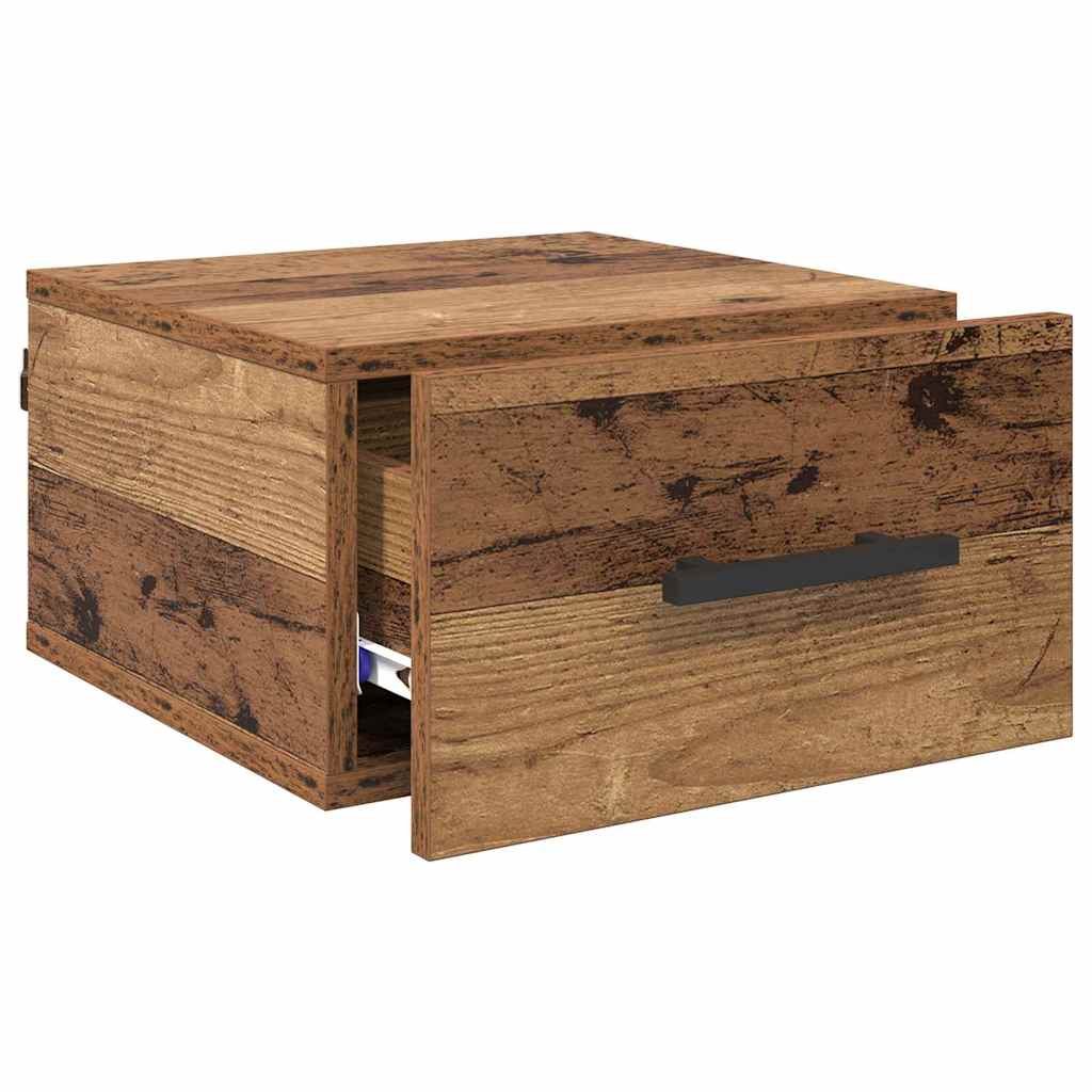 Dulap de noapte Lemn vechi 35 x 35 x 20 cm Lemn compozit GartenMobel Dekor