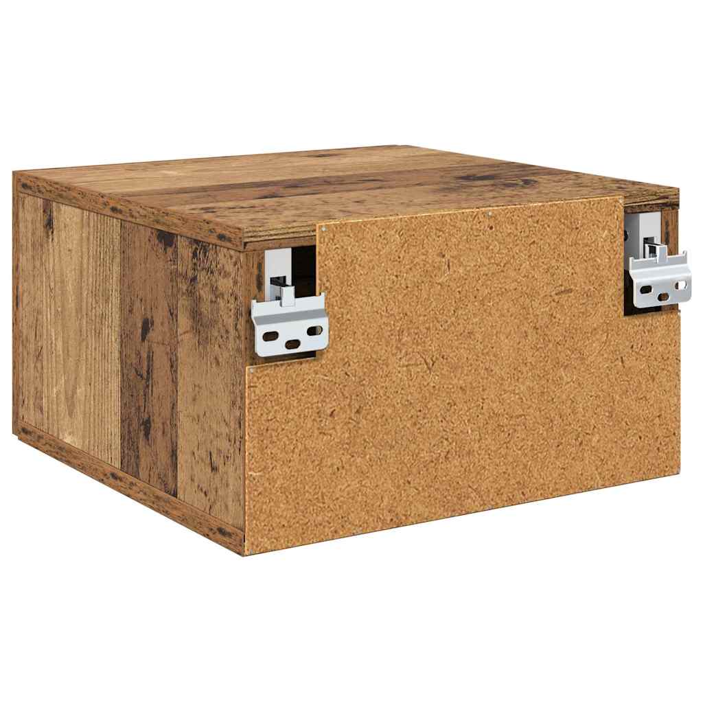 Dulap de noapte Lemn vechi 35 x 35 x 20 cm Lemn compozit GartenMobel Dekor