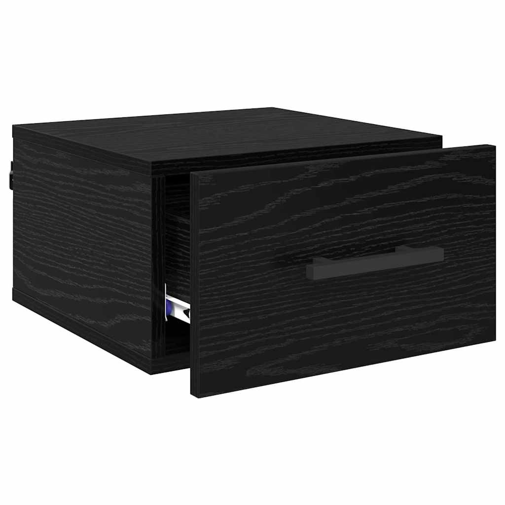 Dulap de noapte Stejar negru 35 x 35 x 20 cm Lemn compozit GartenMobel Dekor