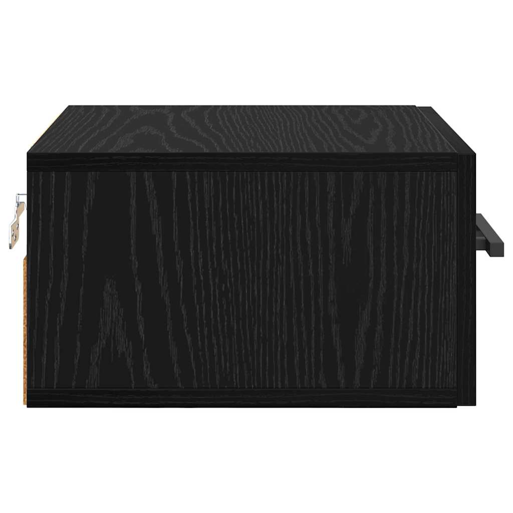 Dulap de noapte Stejar negru 35 x 35 x 20 cm Lemn compozit GartenMobel Dekor