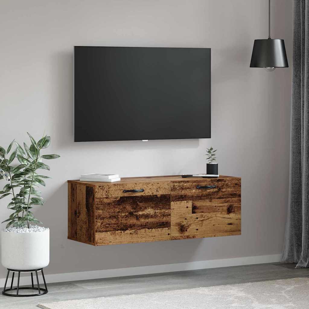 Dulap de perete Lemn vechi 100 x 36.5 x 35 cm Lemn compozit GartenMobel Dekor