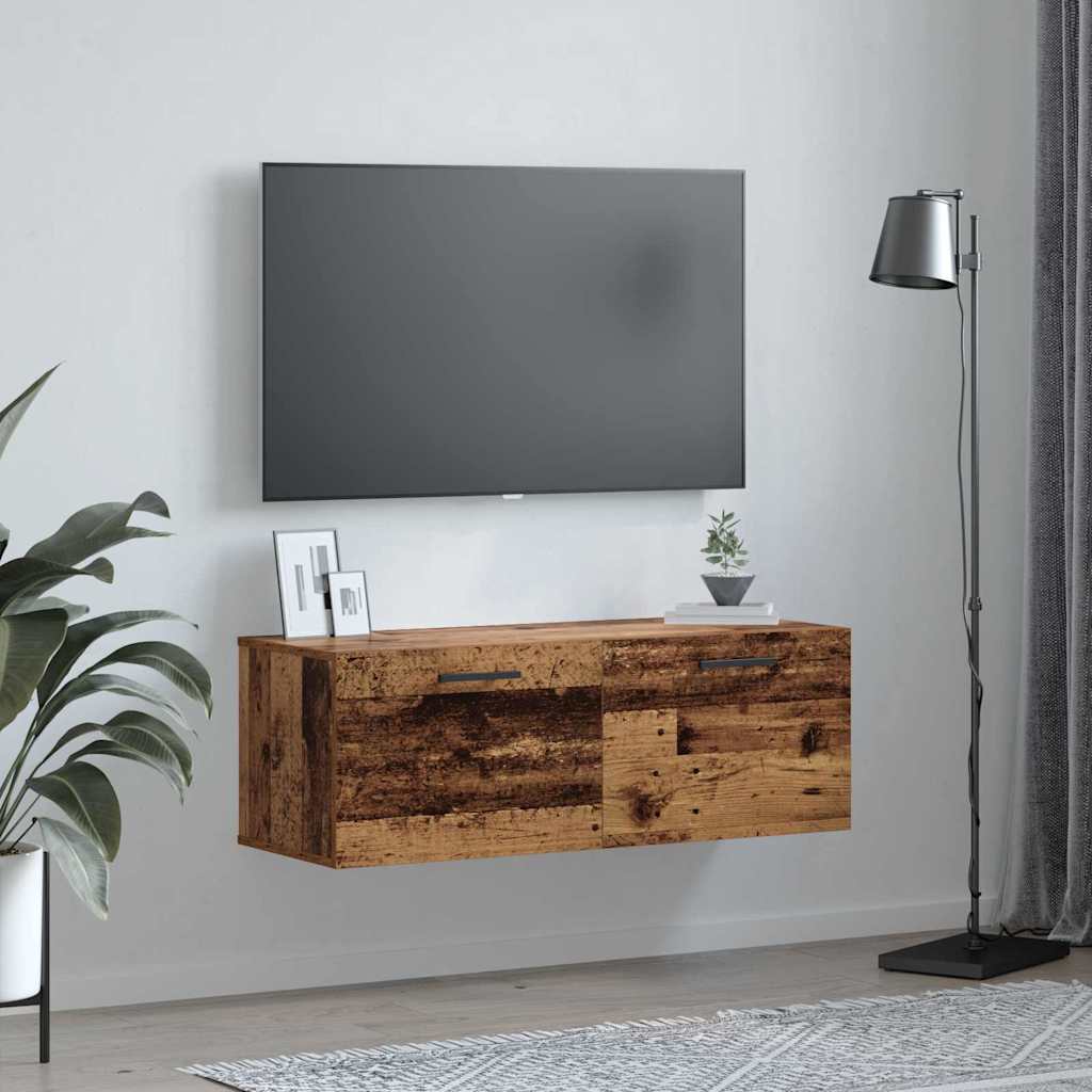 Dulap de perete Lemn vechi 100 x 36.5 x 35 cm Lemn compozit GartenMobel Dekor