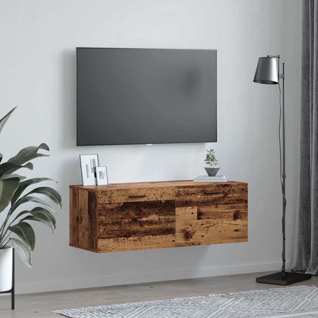 Dulap de perete Lemn vechi 100 x 36.5 x 35 cm Lemn compozit GartenMobel Dekor