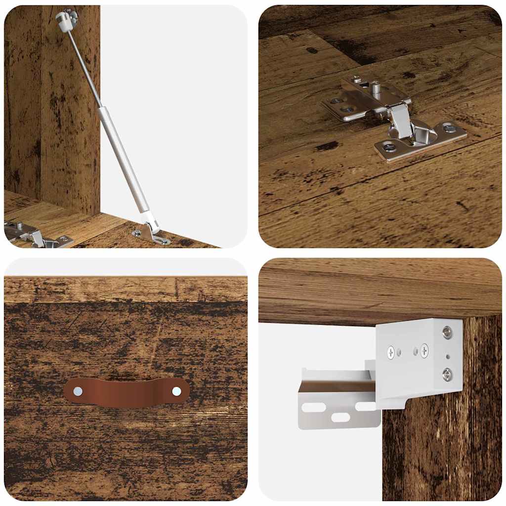 Dulap de perete Lemn vechi 100 x 36.5 x 35 cm Lemn compozit GartenMobel Dekor
