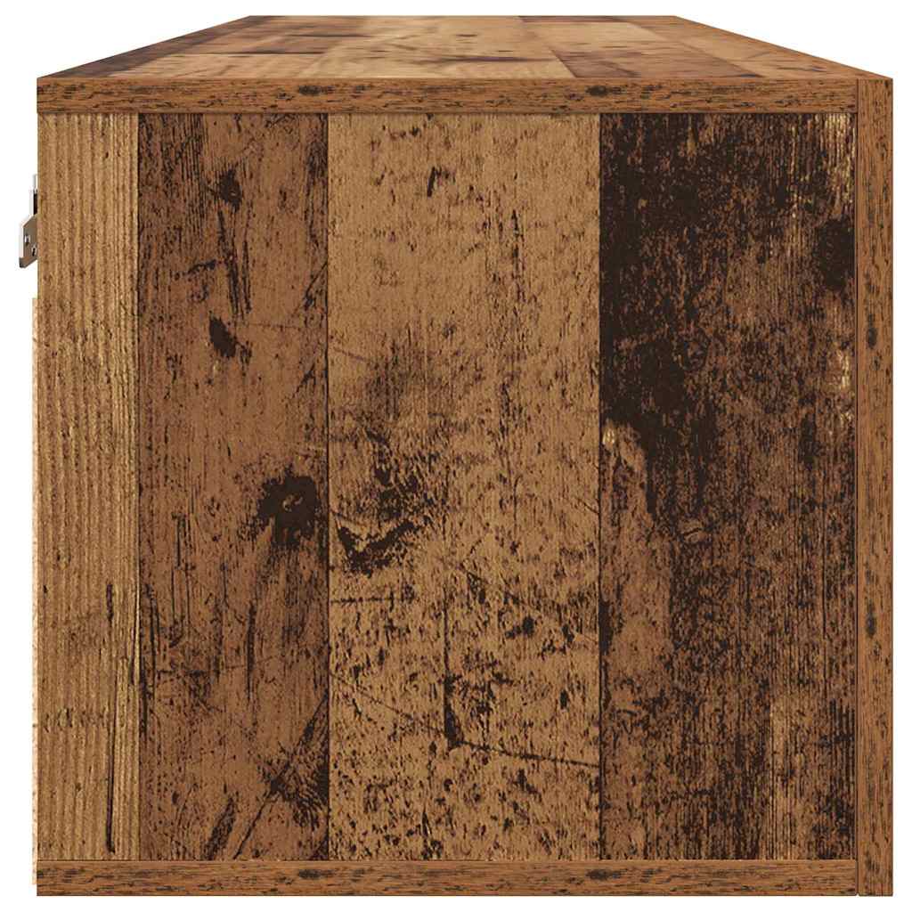 Dulap de perete Lemn vechi 100 x 36.5 x 35 cm Lemn compozit GartenMobel Dekor