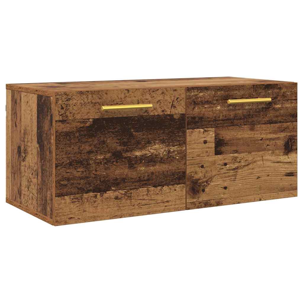 Dulap de perete Lemn vechi 80 x 36.5 x 35 cm Lemn compozit GartenMobel Dekor