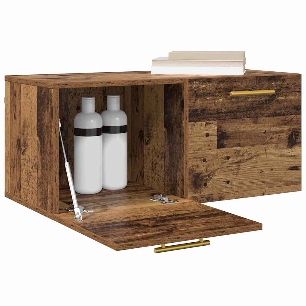 Dulap de perete Lemn vechi 80 x 36.5 x 35 cm Lemn compozit GartenMobel Dekor