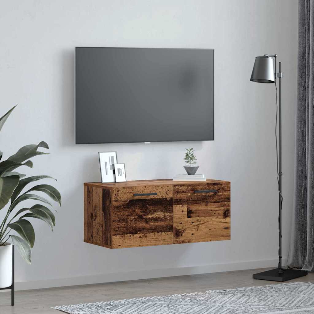 Dulap de perete Lemn vechi 80 x 36.5 x 35 cm Lemn compozit GartenMobel Dekor