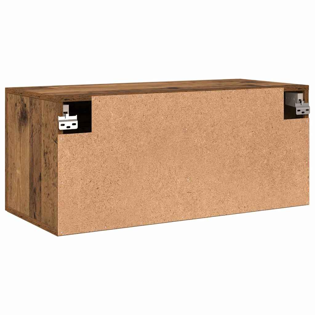 Dulap de perete Lemn vechi 80 x 36.5 x 35 cm Lemn compozit GartenMobel Dekor