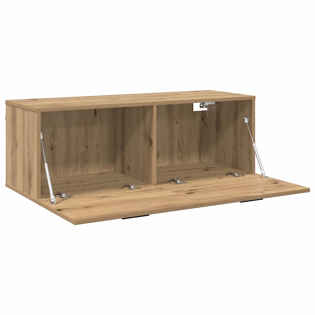 Dulap de perete Pe perete stejar artizanal 100 x 36.5 x 35 cm GartenMobel Dekor