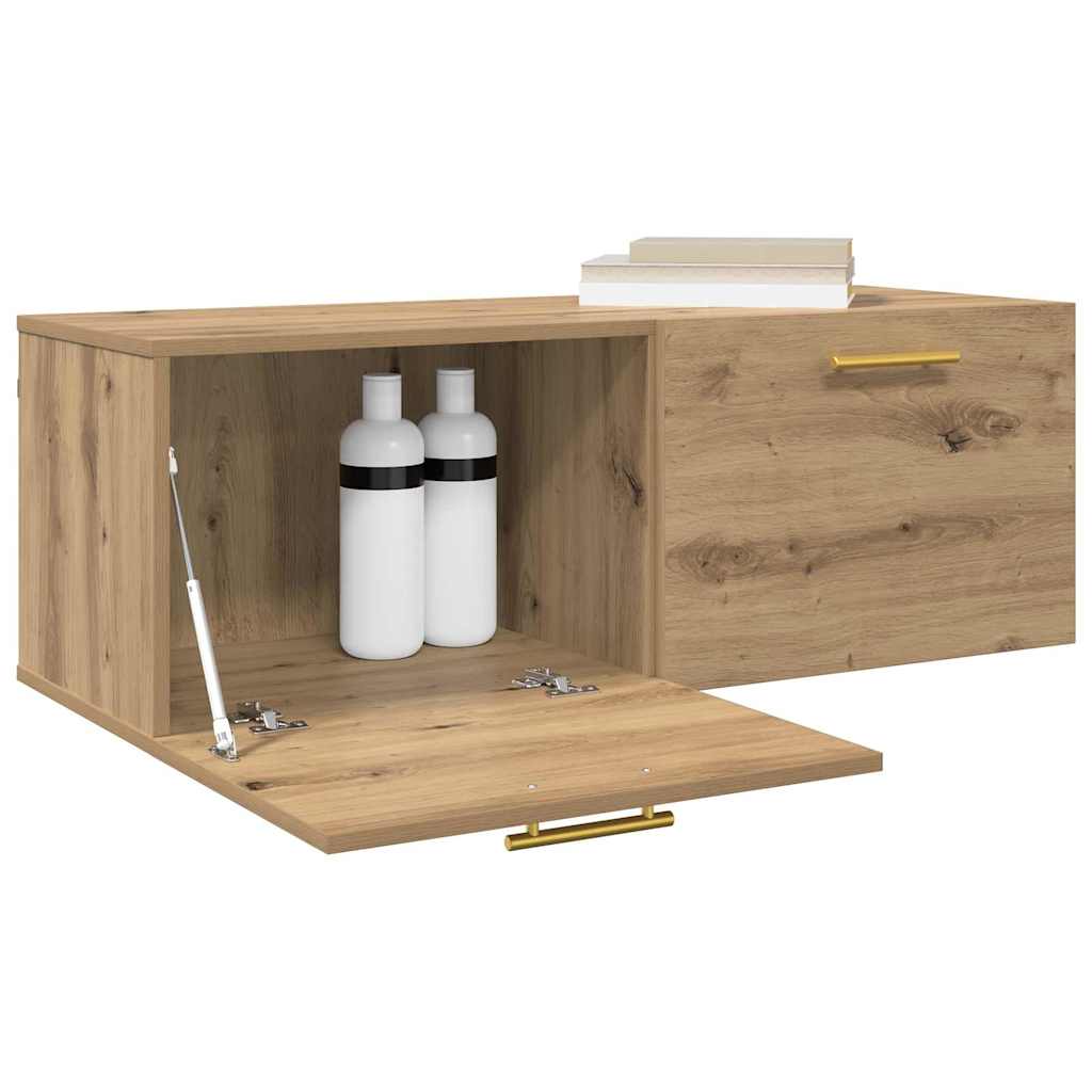 Dulap de perete Pe perete stejar artizanal 100 x 36.5 x 35 cm GartenMobel Dekor