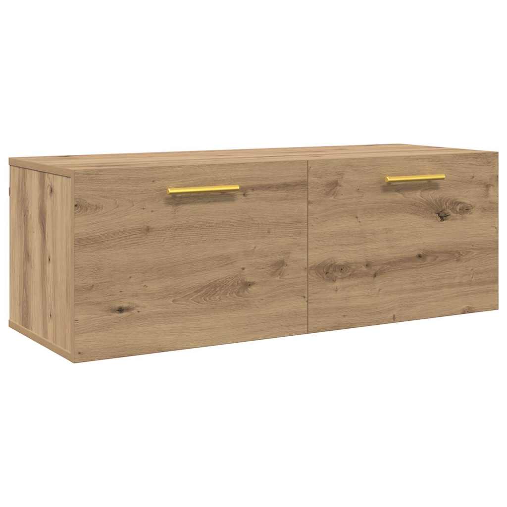 Dulap de perete Pe perete stejar artizanal 100 x 36.5 x 35 cm GartenMobel Dekor
