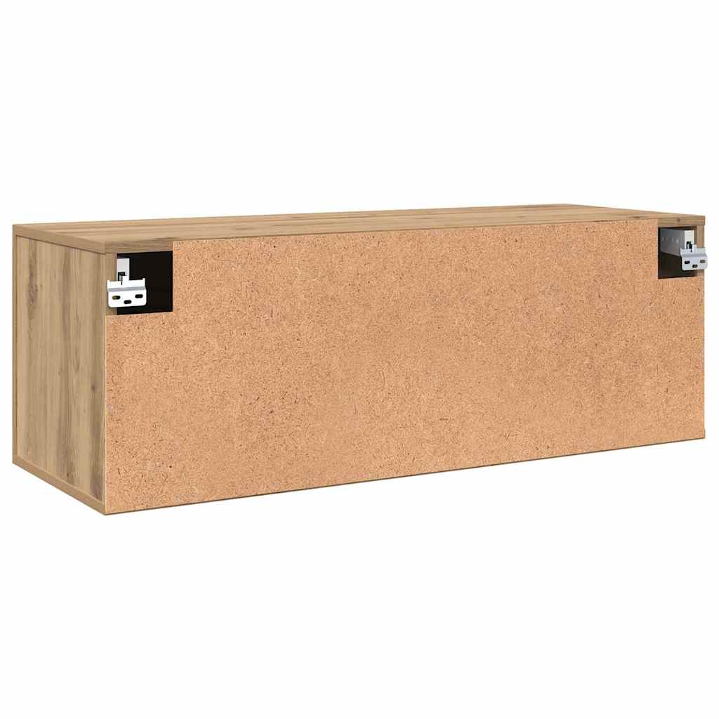 Dulap de perete Pe perete stejar artizanal 100 x 36.5 x 35 cm GartenMobel Dekor
