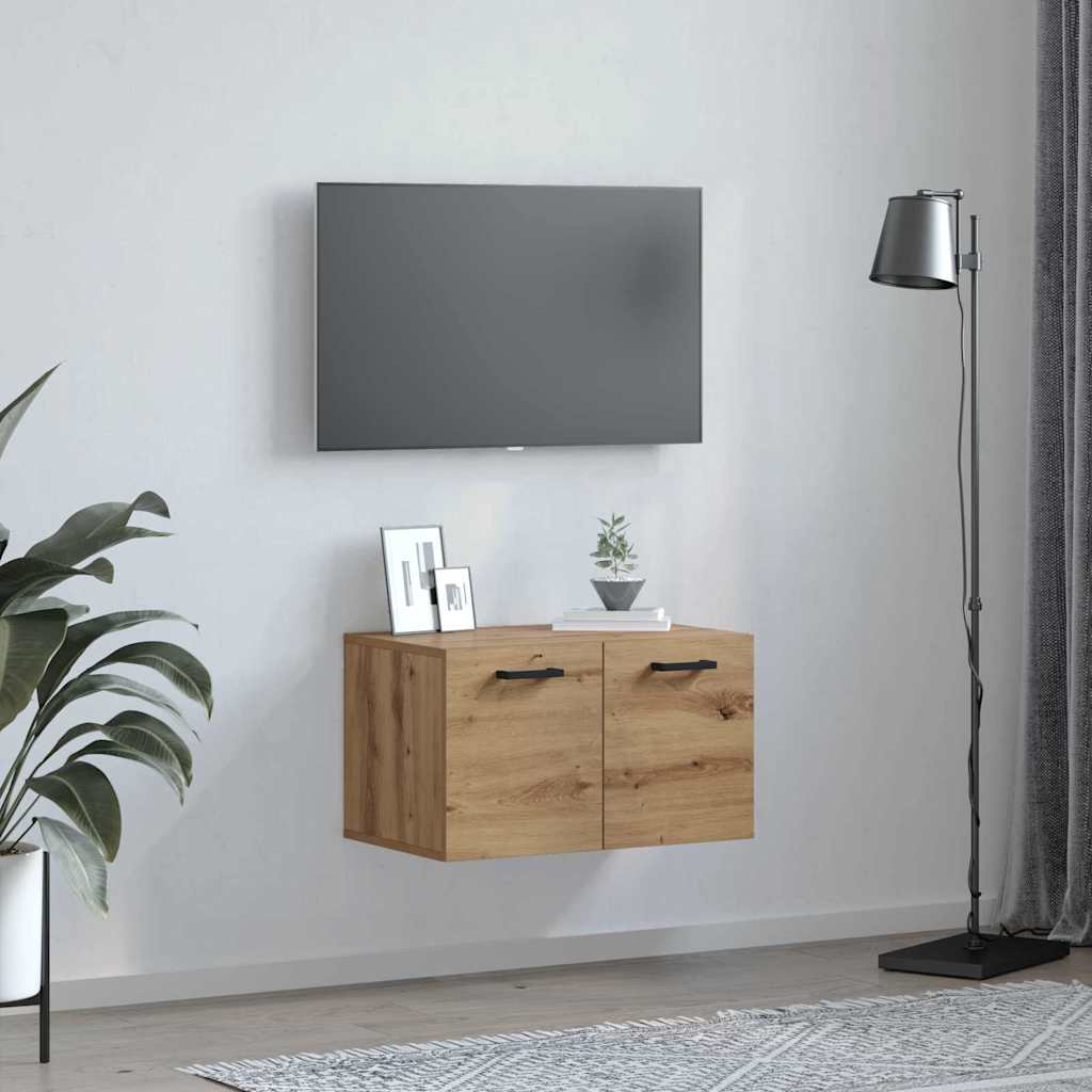 Dulap de perete Pe perete stejar artizanal 60 x 36.5 x 35 cm GartenMobel Dekor