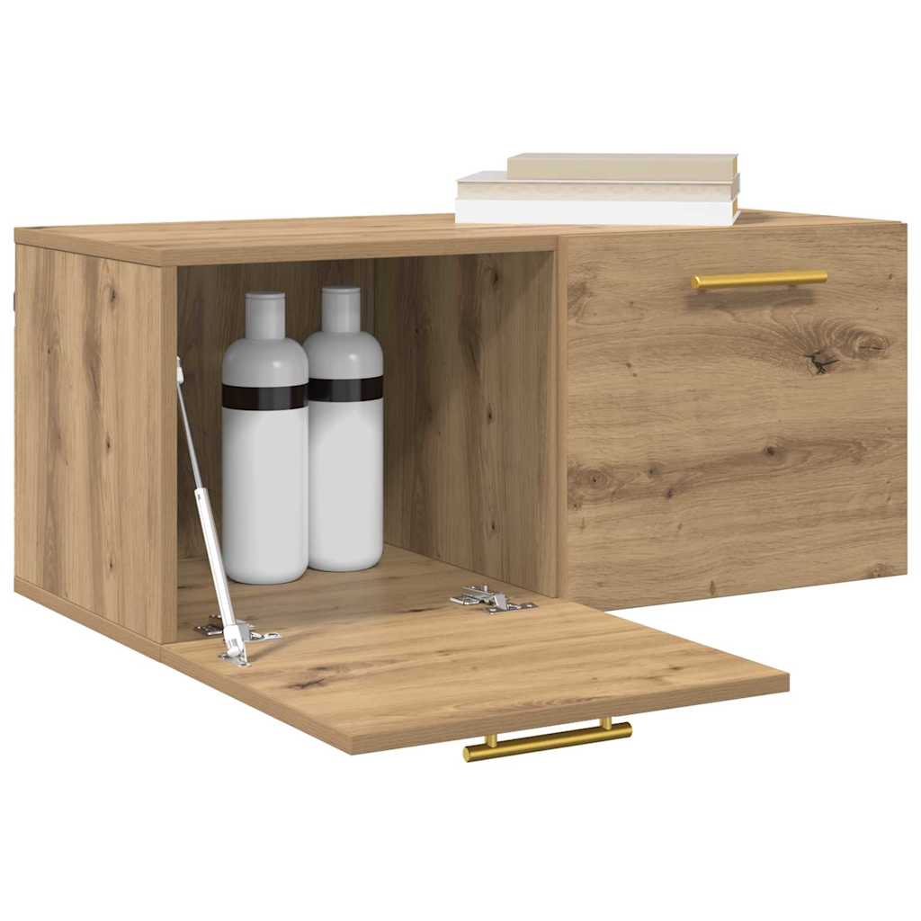 Dulap de perete Pe perete stejar artizanal 80 x 36.5 x 35 cm GartenMobel Dekor