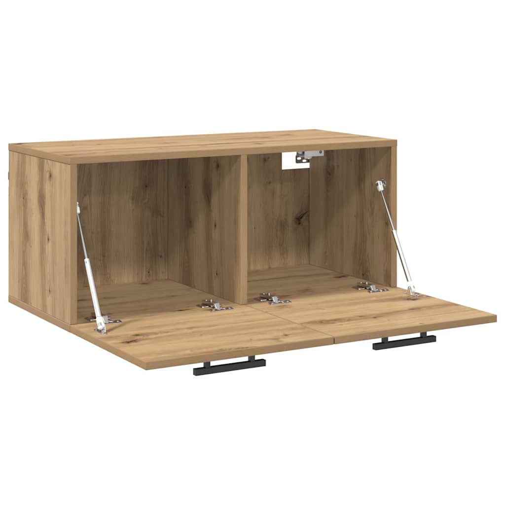 Dulap de perete Pe perete stejar artizanal 80 x 36.5 x 35 cm GartenMobel Dekor