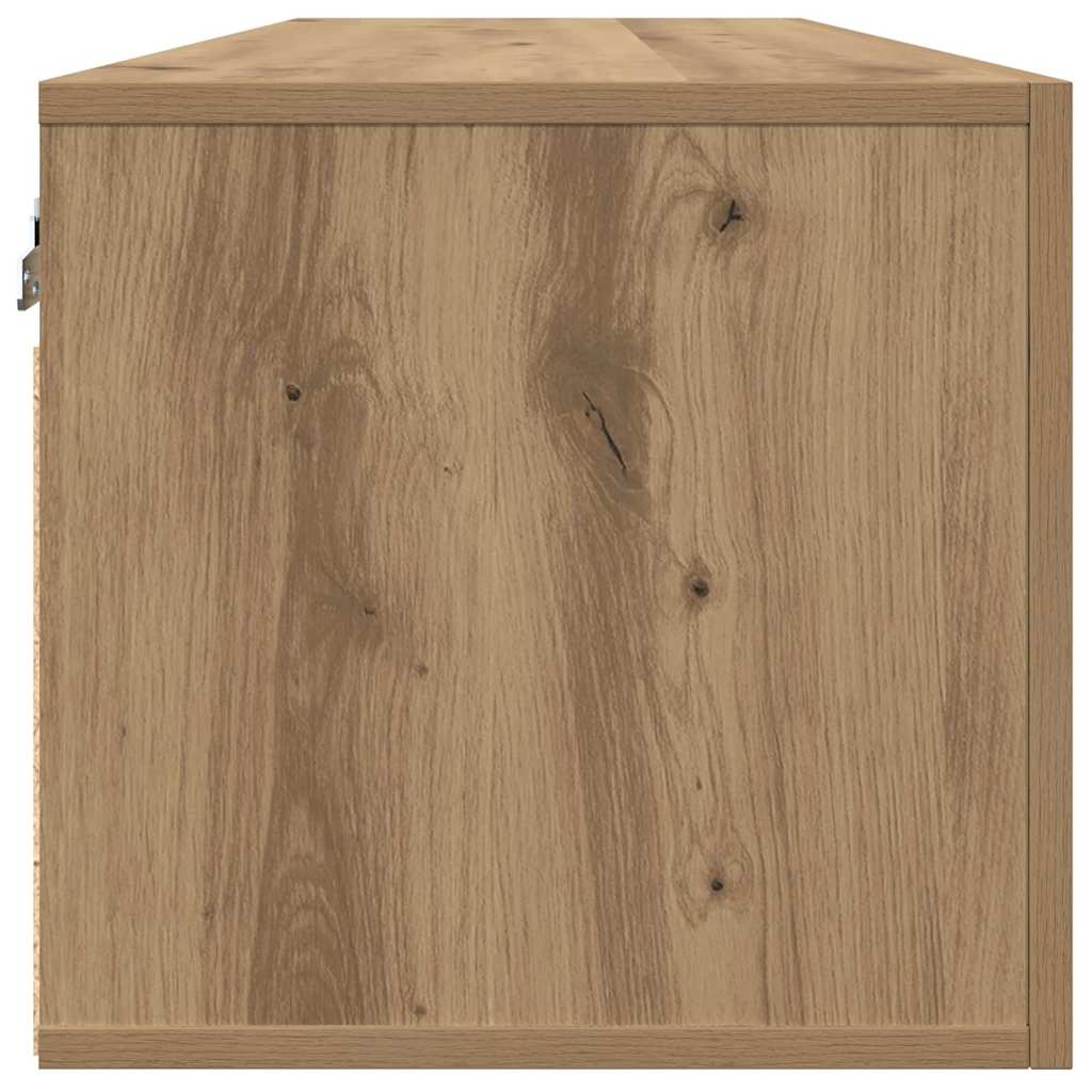 Dulap de perete Pe perete stejar artizanal 80 x 36.5 x 35 cm GartenMobel Dekor