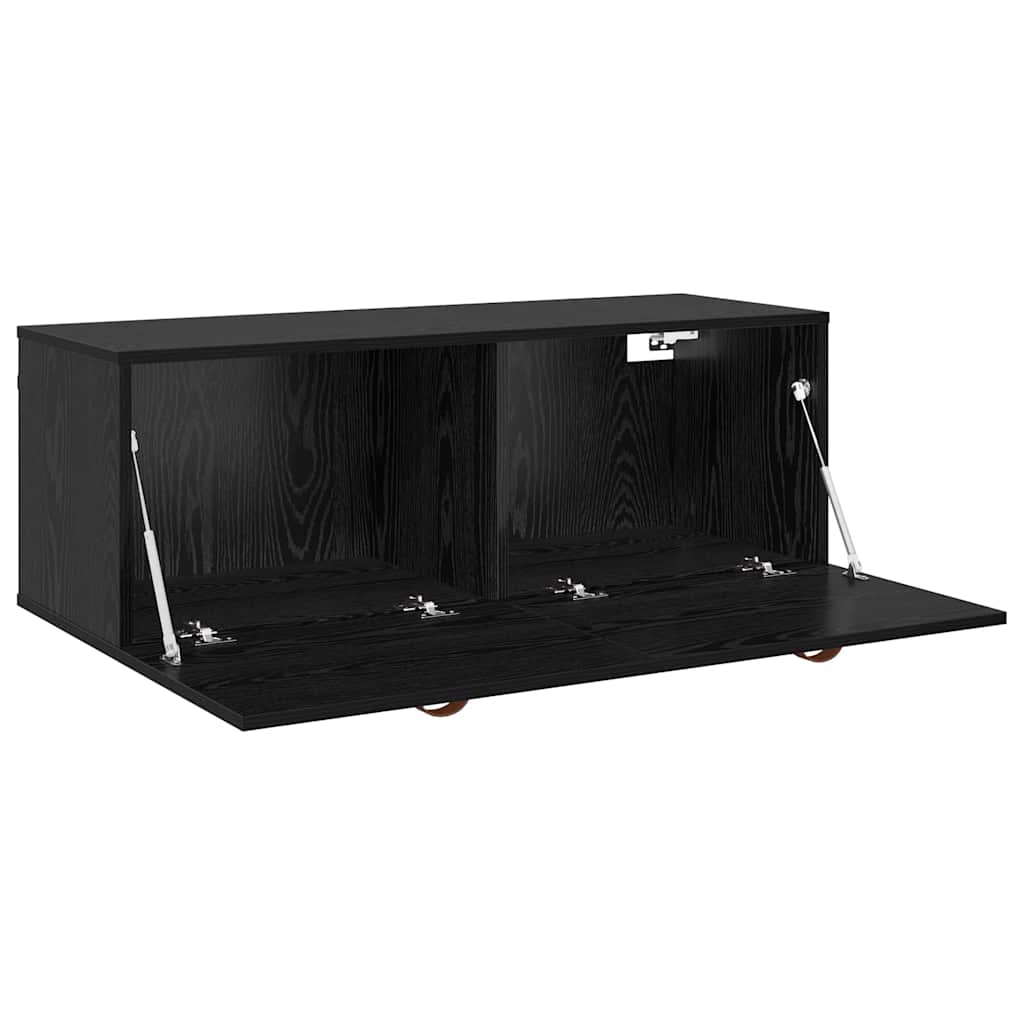 Dulap de perete Stejar negru 100 x 36.5 x 35 cm Lemn compozit GartenMobel Dekor