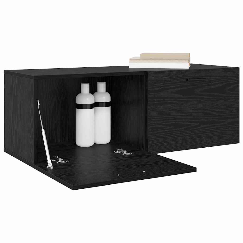 Dulap de perete Stejar negru 100 x 36.5 x 35 cm Lemn compozit GartenMobel Dekor