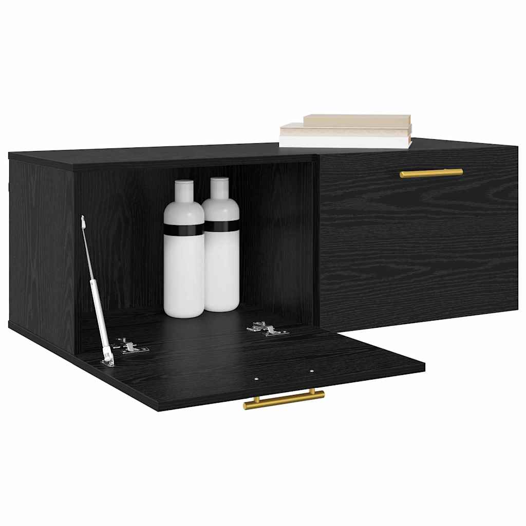 Dulap de perete Stejar negru 100 x 36.5 x 35 cm Lemn compozit GartenMobel Dekor