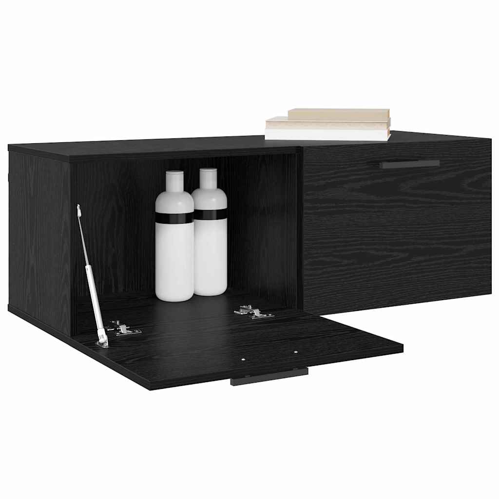 Dulap de perete Stejar negru 100 x 36.5 x 35 cm Lemn compozit GartenMobel Dekor