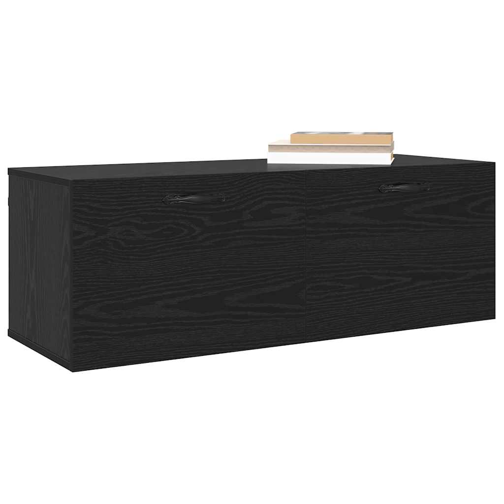 Dulap de perete Stejar negru 100 x 36.5 x 35 cm Lemn compozit GartenMobel Dekor