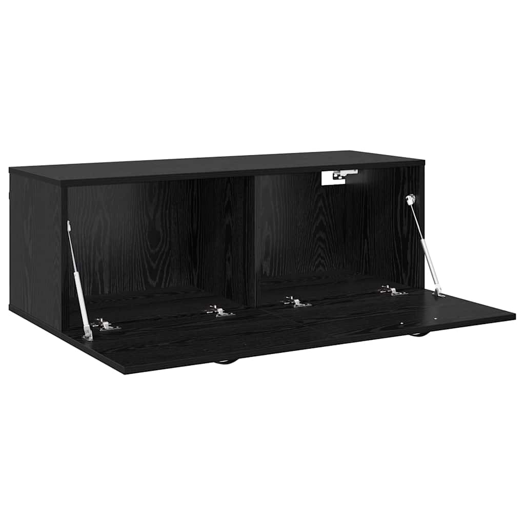 Dulap de perete Stejar negru 100 x 36.5 x 35 cm Lemn compozit GartenMobel Dekor