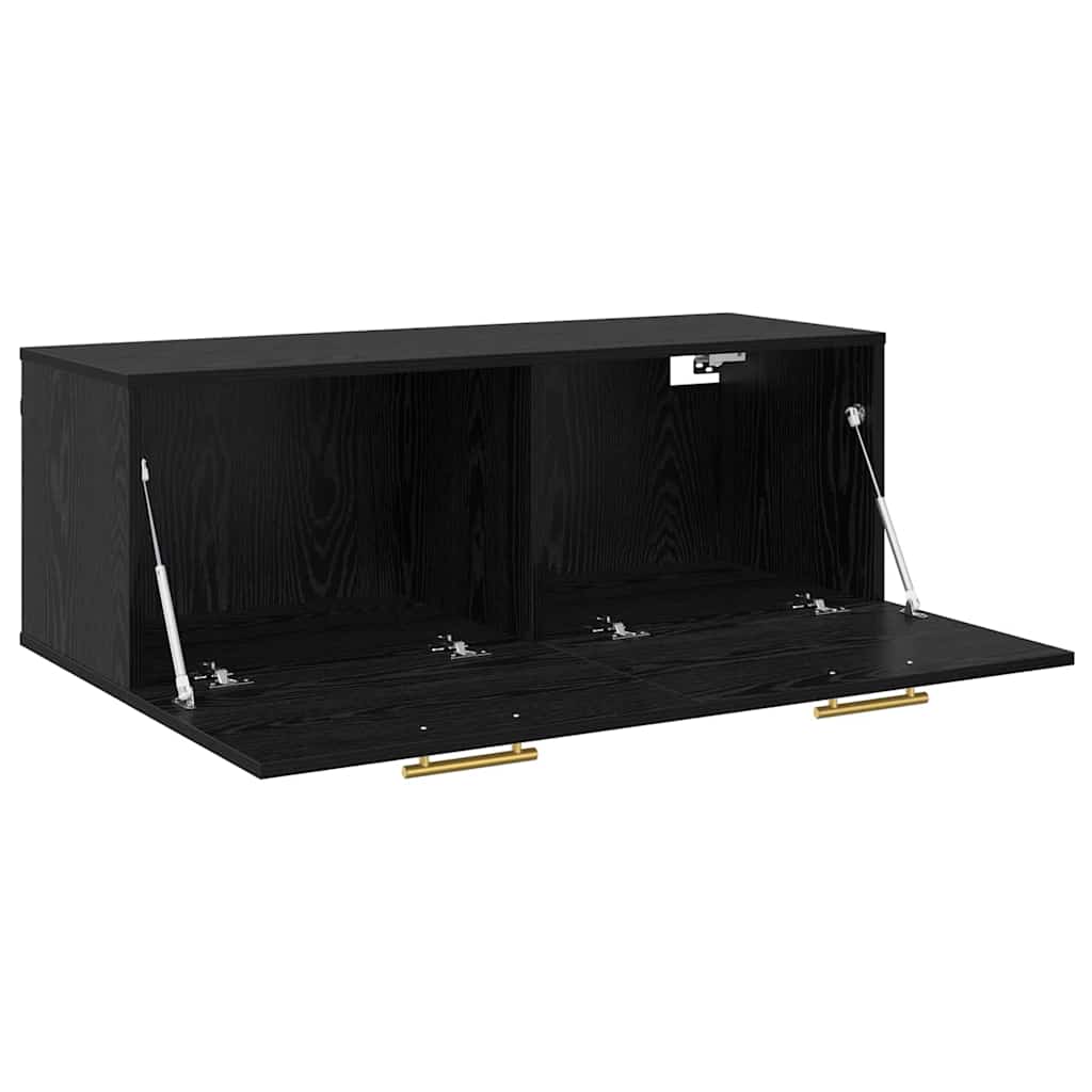 Dulap de perete Stejar negru 100 x 36.5 x 35 cm Lemn compozit GartenMobel Dekor