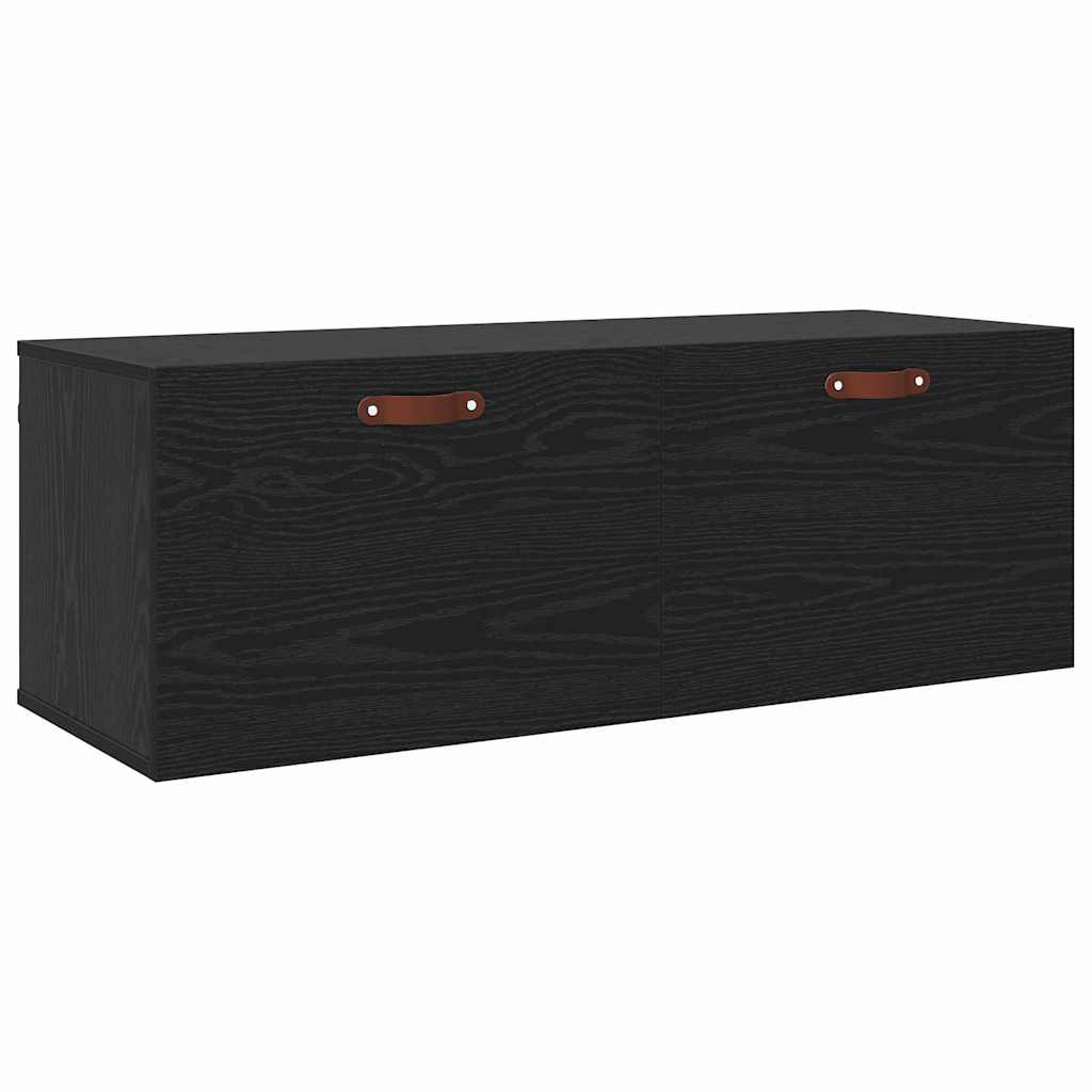 Dulap de perete Stejar negru 100 x 36.5 x 35 cm Lemn compozit GartenMobel Dekor