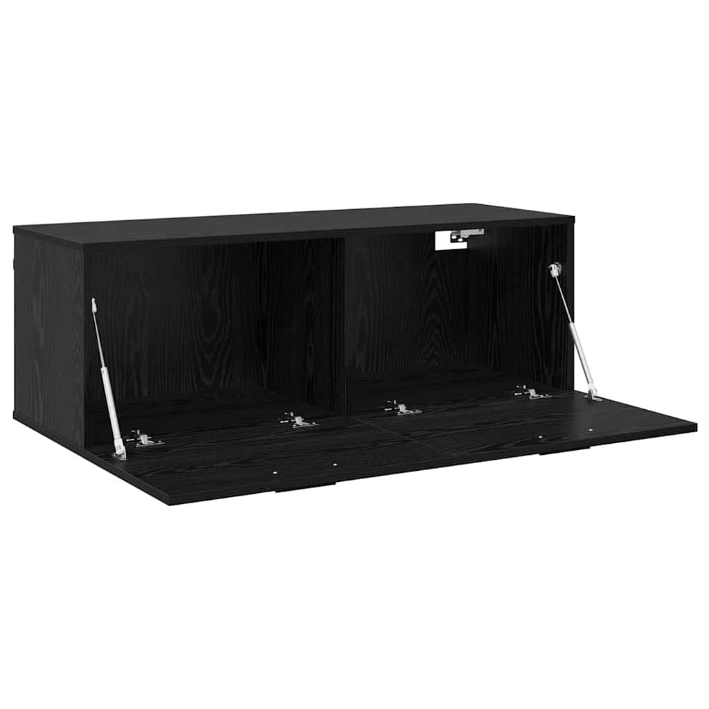 Dulap de perete Stejar negru 100 x 36.5 x 35 cm Lemn compozit GartenMobel Dekor