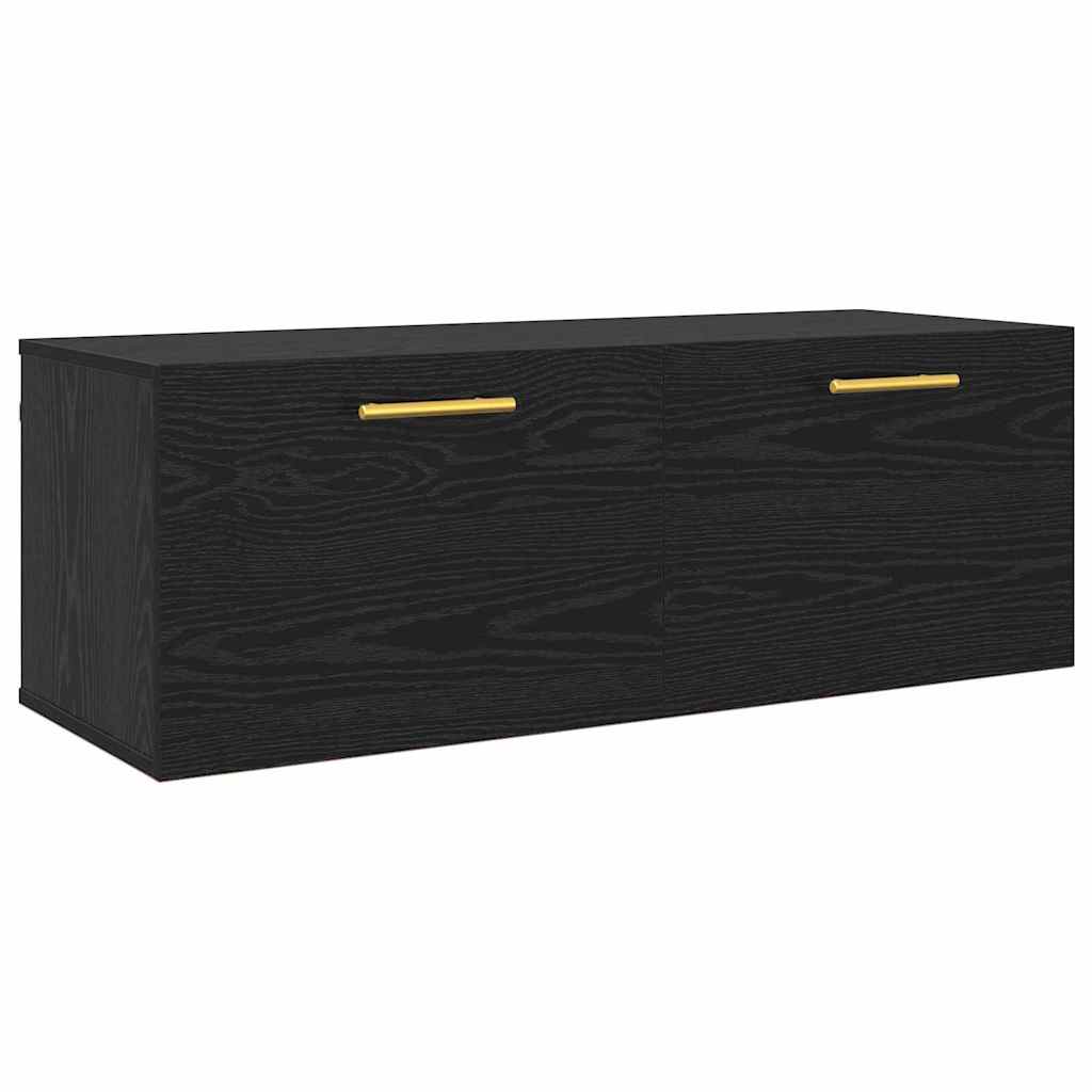 Dulap de perete Stejar negru 100 x 36.5 x 35 cm Lemn compozit GartenMobel Dekor