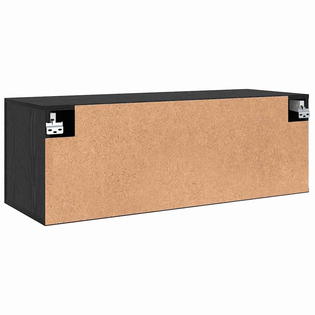 Dulap de perete Stejar negru 100 x 36.5 x 35 cm Lemn compozit GartenMobel Dekor