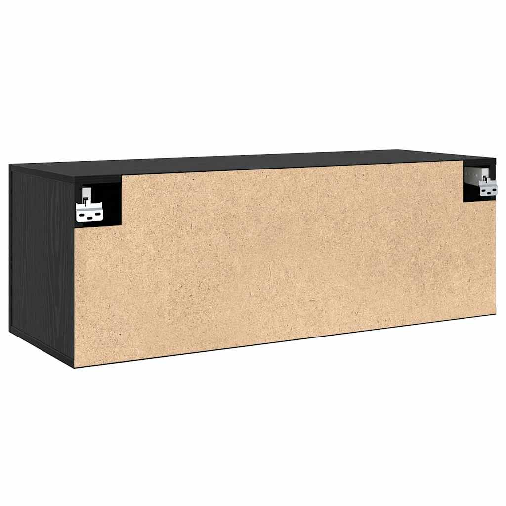 Dulap de perete Stejar negru 100 x 36.5 x 35 cm Lemn compozit GartenMobel Dekor