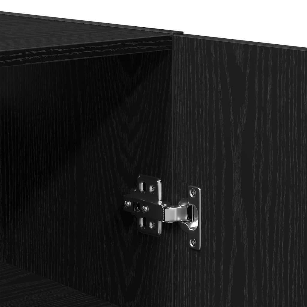 Dulap de perete Stejar negru 60 x 31 x 60 cm Lemn compozit GartenMobel Dekor