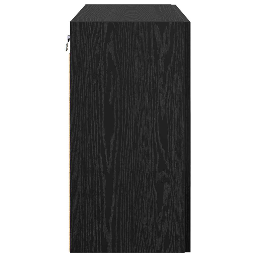 Dulap de perete Stejar negru 60 x 31 x 60 cm Lemn compozit GartenMobel Dekor