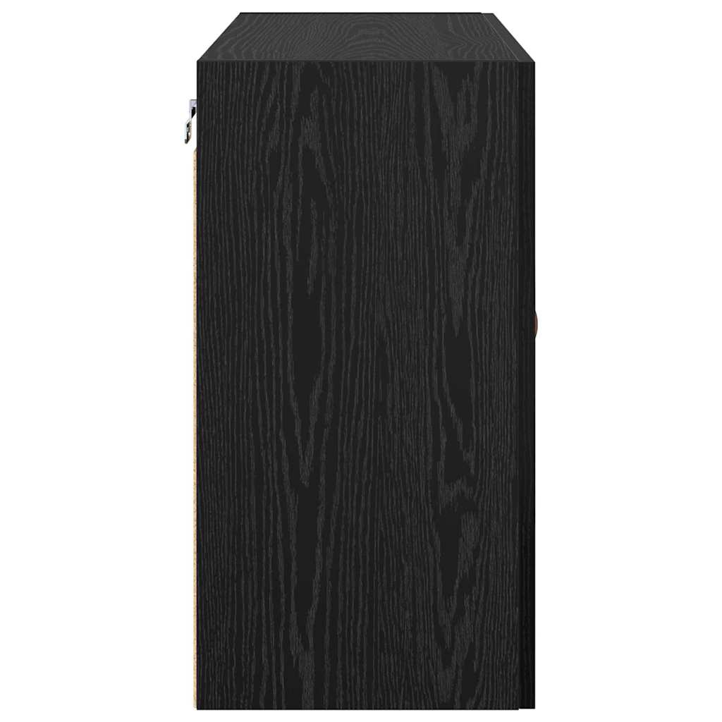 Dulap de perete Stejar negru 60 x 31 x 60 cm Lemn compozit GartenMobel Dekor
