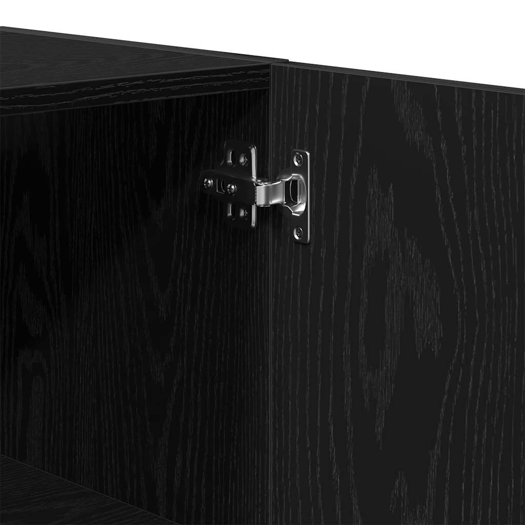 Dulap de perete Stejar negru 60 x 31 x 60 cm Lemn compozit GartenMobel Dekor