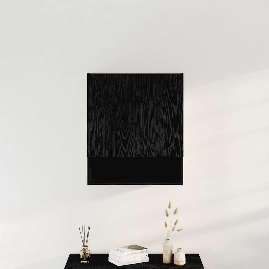 Dulap de perete Stejar negru 60 x 31 x 70 cm Lemn compozit GartenMobel Dekor