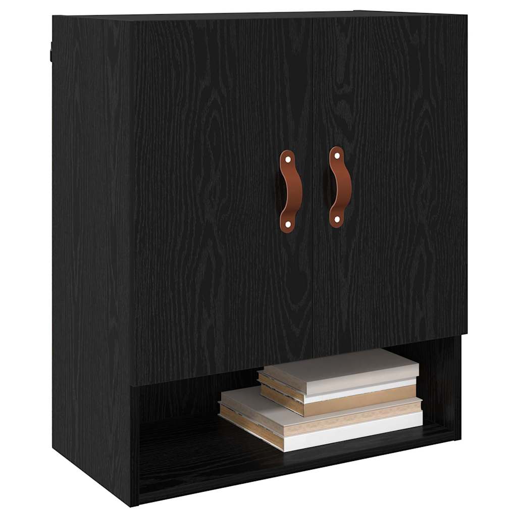 Dulap de perete Stejar negru 60 x 31 x 70 cm Lemn compozit GartenMobel Dekor