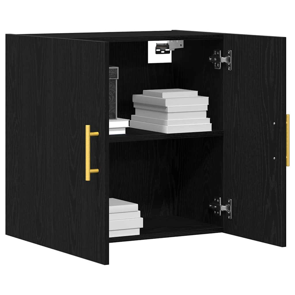 Dulap de perete Stejar negru 60 x 31 x 70 cm Lemn compozit GartenMobel Dekor