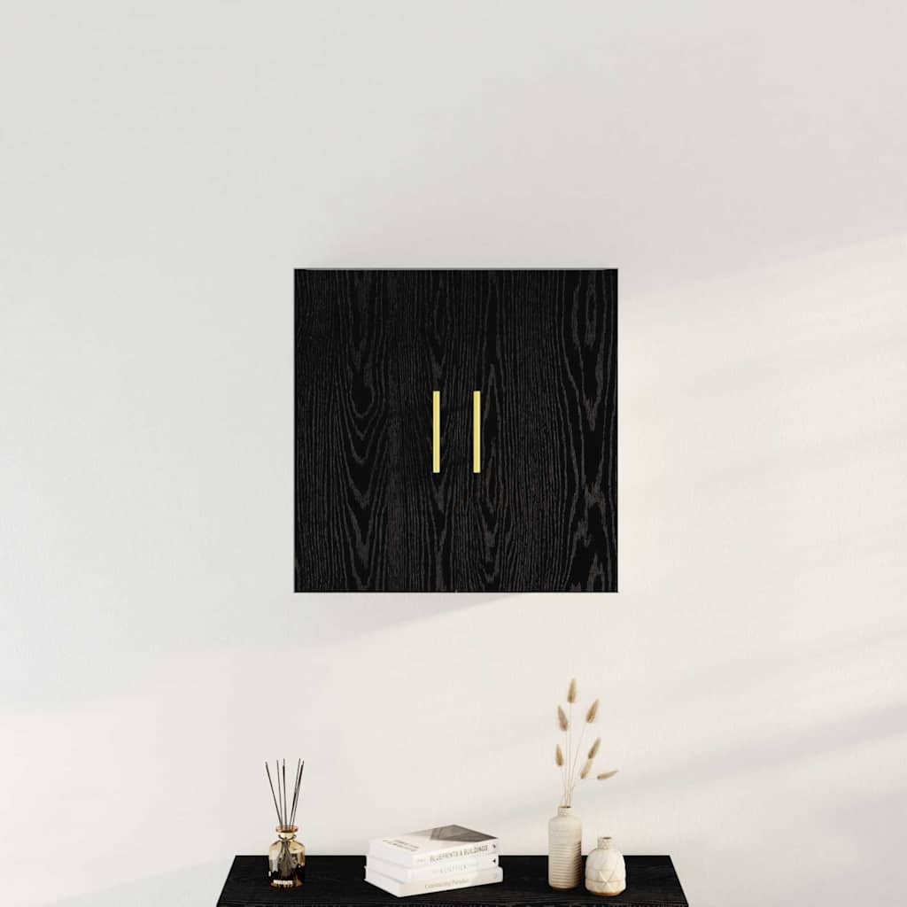 Dulap de perete Stejar negru 60 x 31 x 70 cm Lemn compozit GartenMobel Dekor