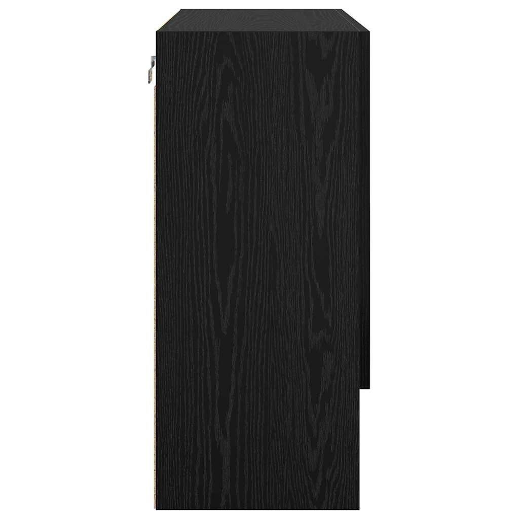Dulap de perete Stejar negru 60 x 31 x 70 cm Lemn compozit GartenMobel Dekor
