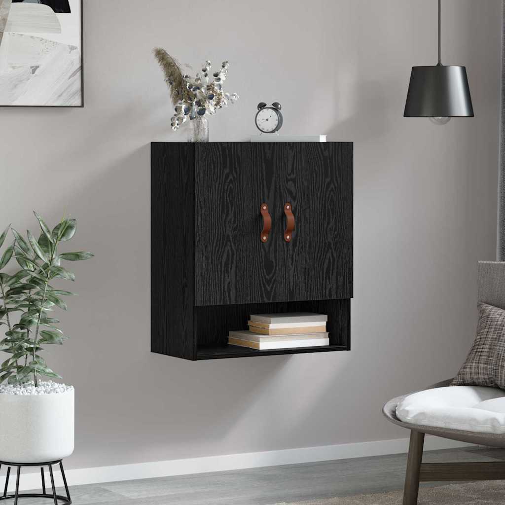Dulap de perete Stejar negru 60 x 31 x 70 cm Lemn compozit GartenMobel Dekor