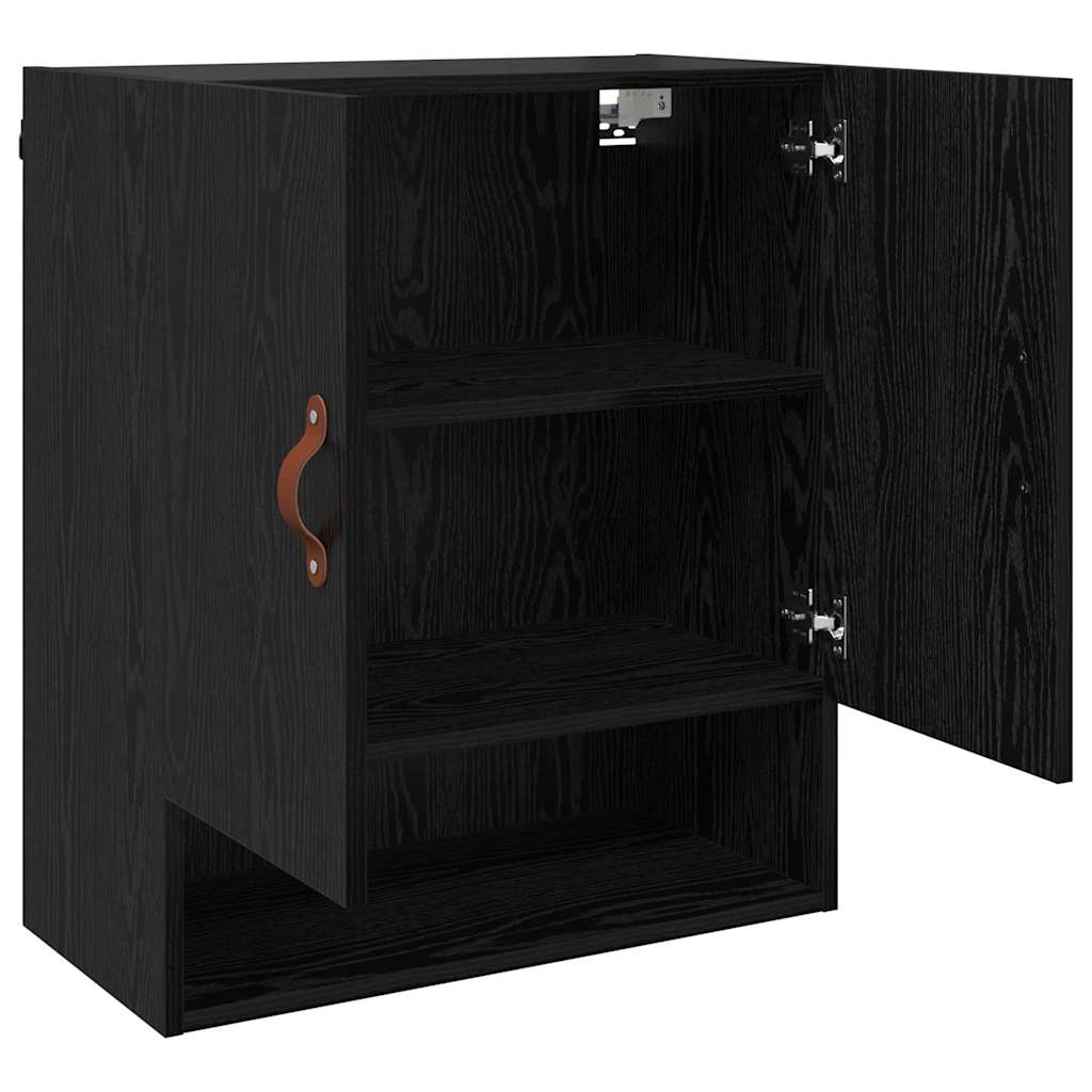 Dulap de perete Stejar negru 60 x 31 x 70 cm Lemn compozit GartenMobel Dekor