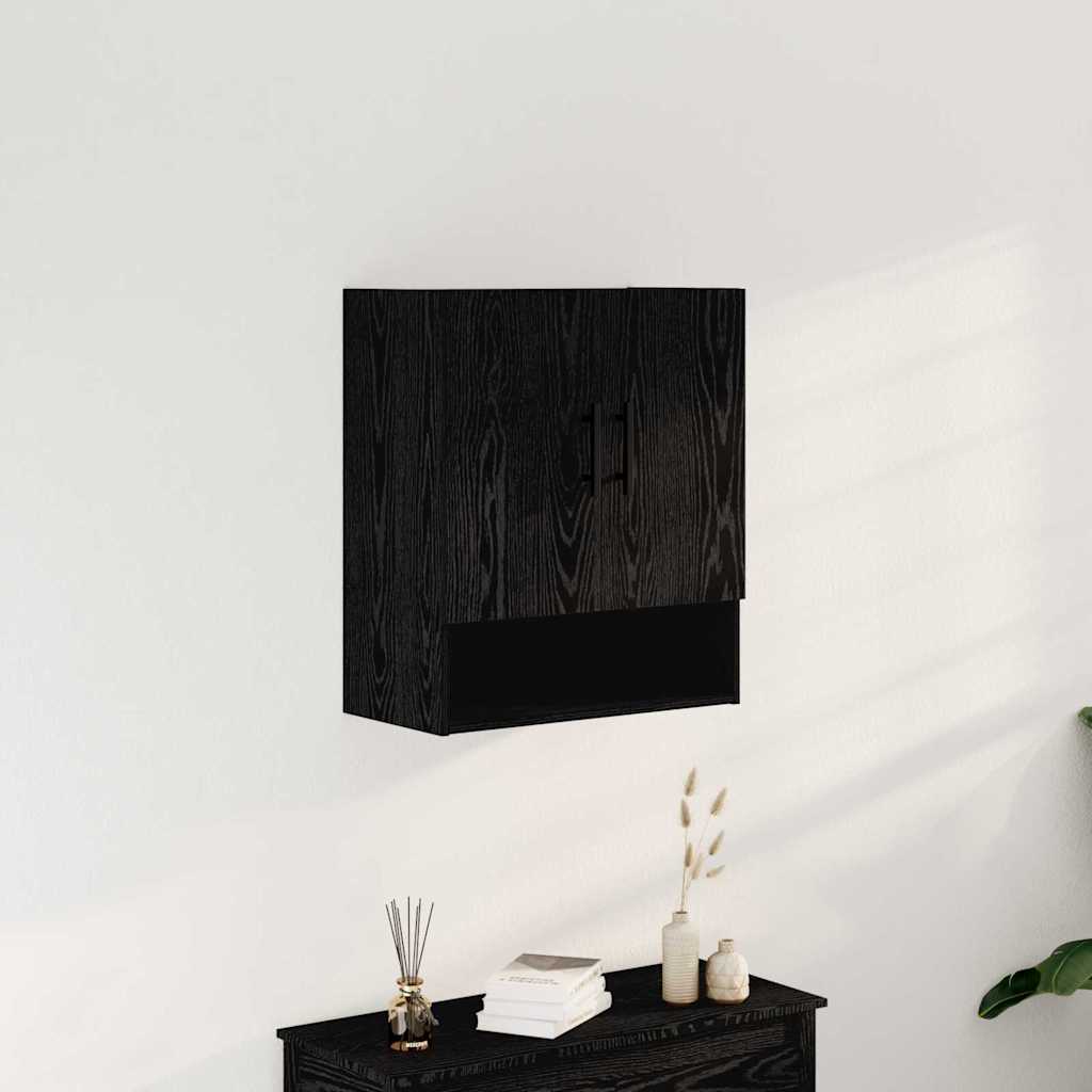 Dulap de perete Stejar negru 60 x 31 x 70 cm Lemn compozit GartenMobel Dekor