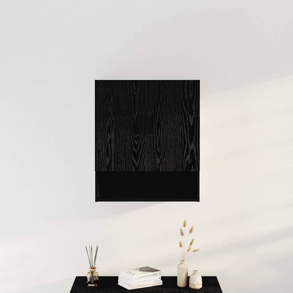 Dulap de perete Stejar negru 60 x 31 x 70 cm Lemn compozit GartenMobel Dekor