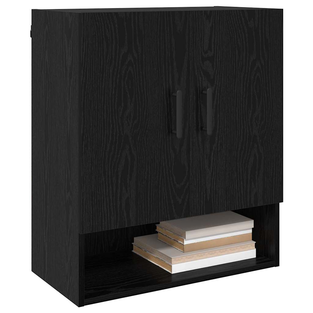 Dulap de perete Stejar negru 60 x 31 x 70 cm Lemn compozit GartenMobel Dekor