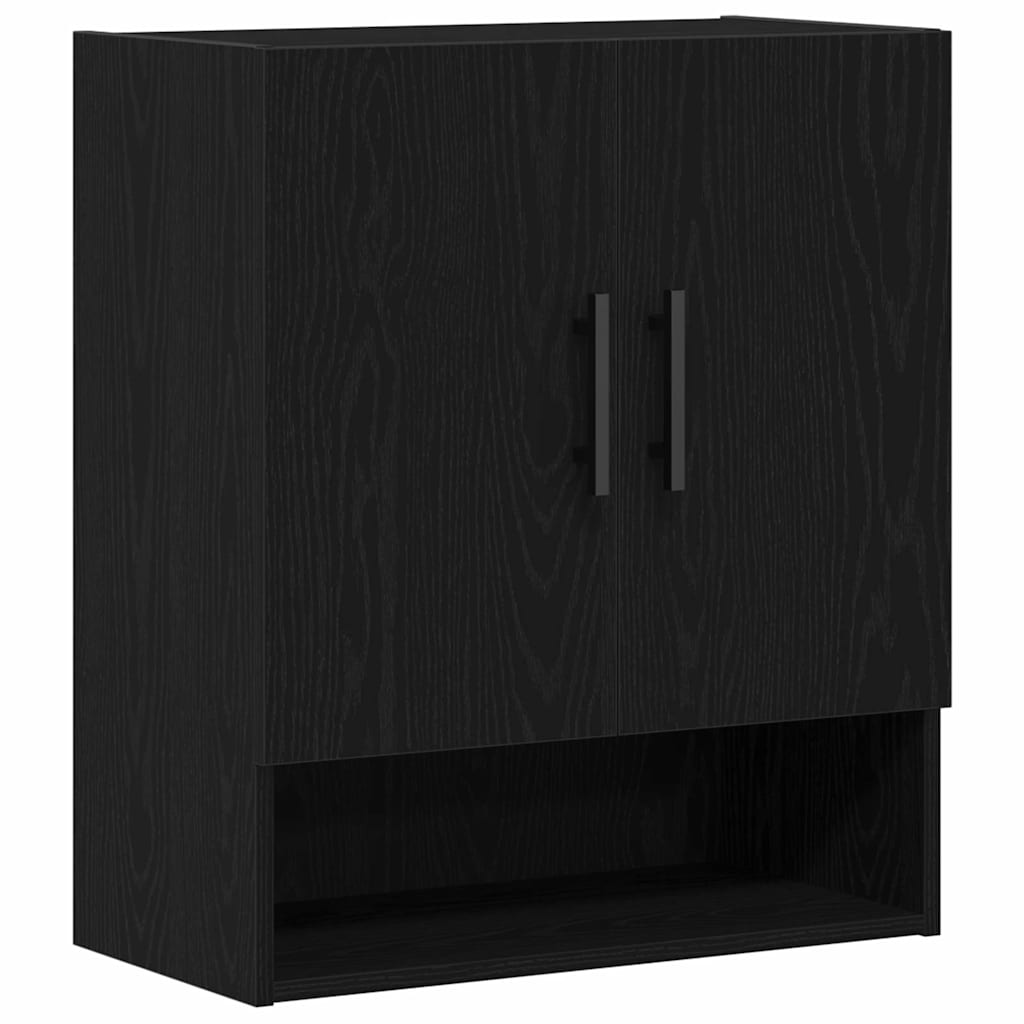 Dulap de perete Stejar negru 60 x 31 x 70 cm Lemn compozit GartenMobel Dekor