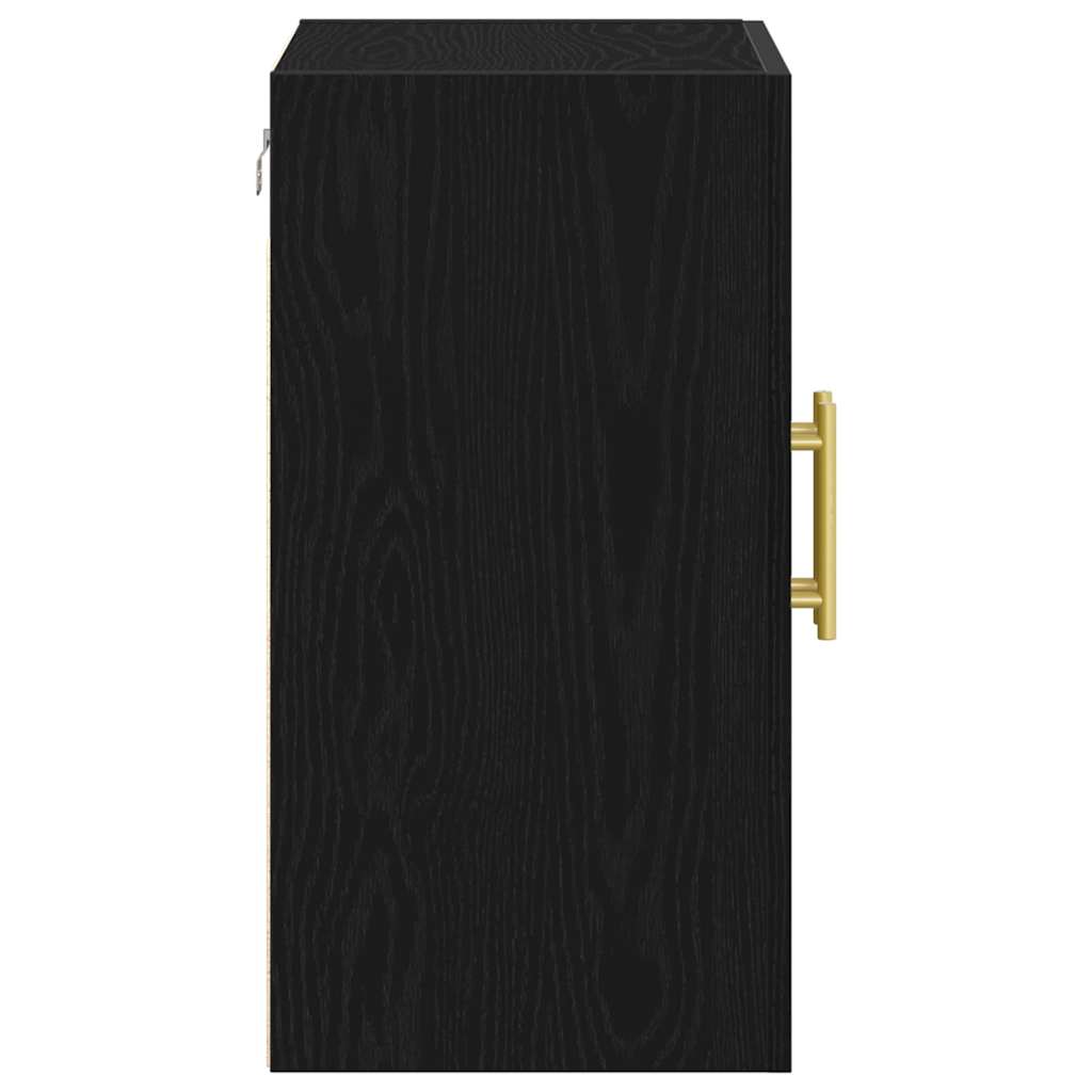 Dulap de perete Stejar negru 60 x 31 x 70 cm Lemn compozit GartenMobel Dekor